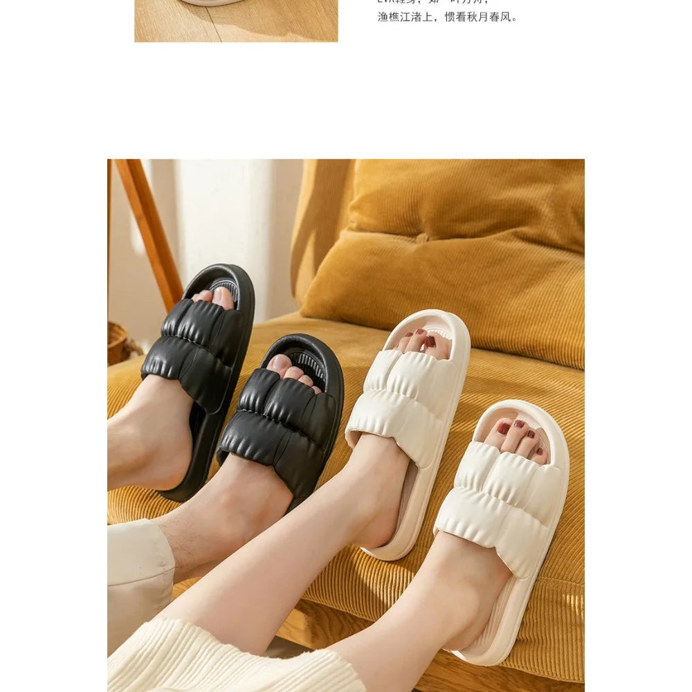 EVA Slipper Best-selling Pleated Petal Slippers Women Shome Shoes