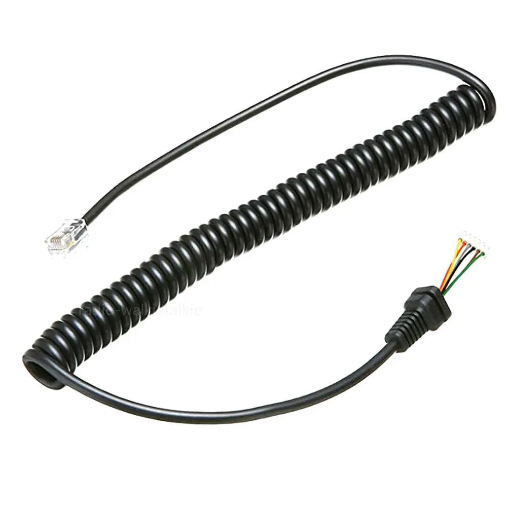 Replacement 6 Pin Microphones Cable Mic Cord Wire Yaesu FT-1900R