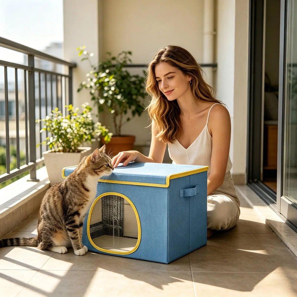 Cooling Cat House For Summer Puppy Shelter With 6 Ice Packs Cold Dog Shelter For Pet Parents Trainers Animal Lovers Apartment Zpaxo