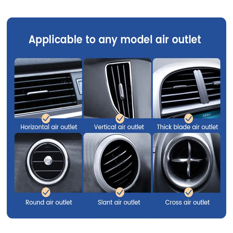 Gravity Car Mobile Phone Holder Air Vent Clip Mount Smart Stand GPS