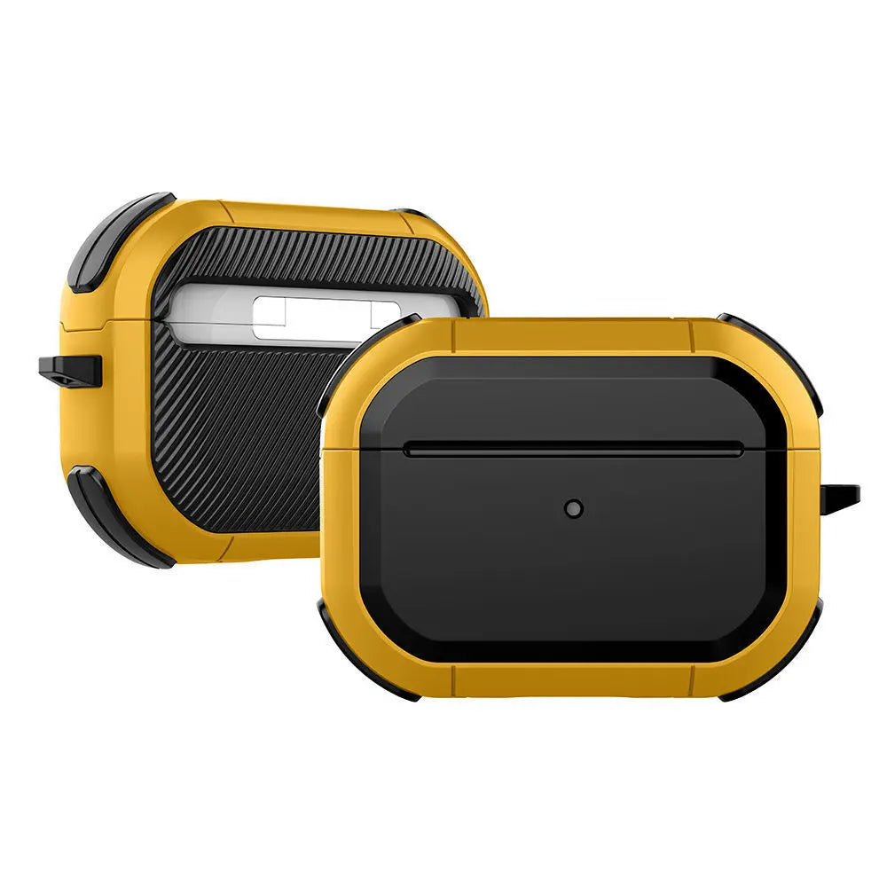 Earphone Protective Case Shockproof Headphone Case With Keyring For Apple Airpods Pro 2 1 AirPods 3 2 1 Headset Case Accessories Zpaxo Yellow For Airpods Pro 2