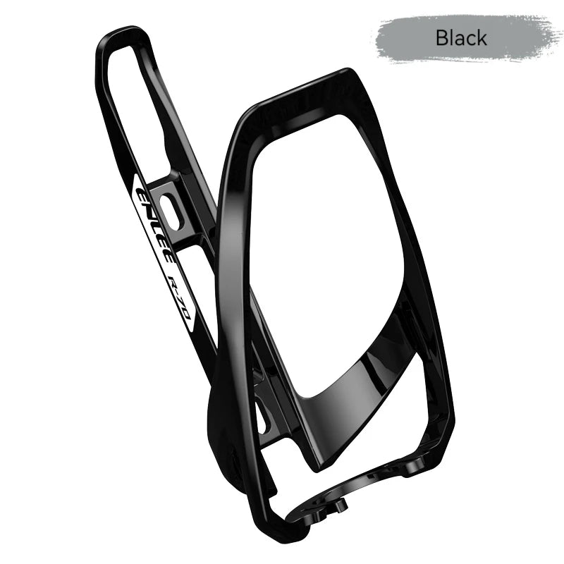 Toptrek New Multicolor Bicycle Water Bottle Holder MTB Road Bike Lightweight Flexible PC Beverage Bottle Cage Cycling Accessory Zpaxo Black