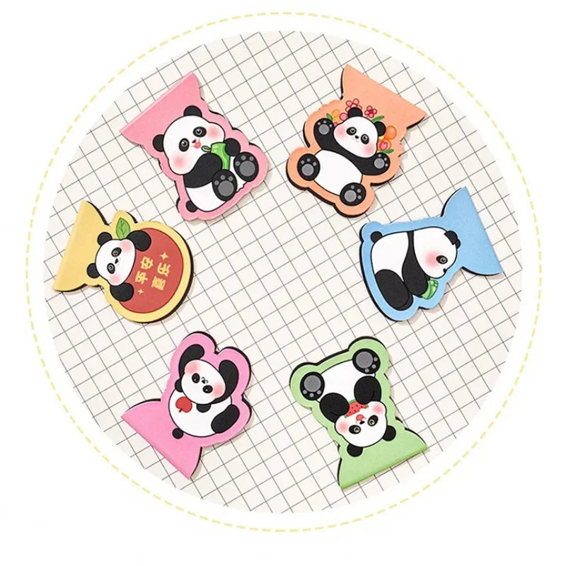 Cute Cartoon Panda Book Page Clips Kawaii Animal Bookmark Markers