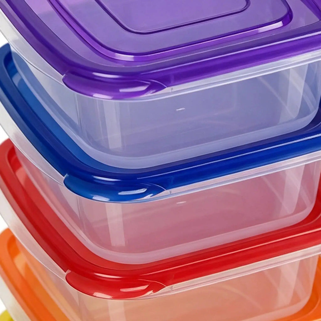 Food Prep Containers 3-Compartment Meal Storage Box School Container