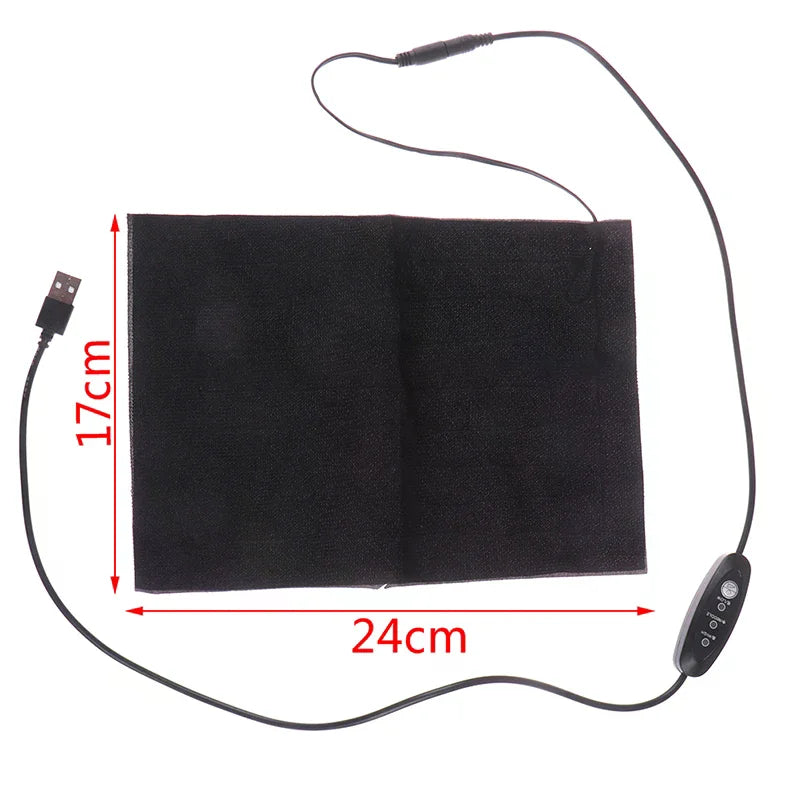 Vest Jacket Clothing Heated Pads Warmer Waist Portable USB Electric Zpaxo