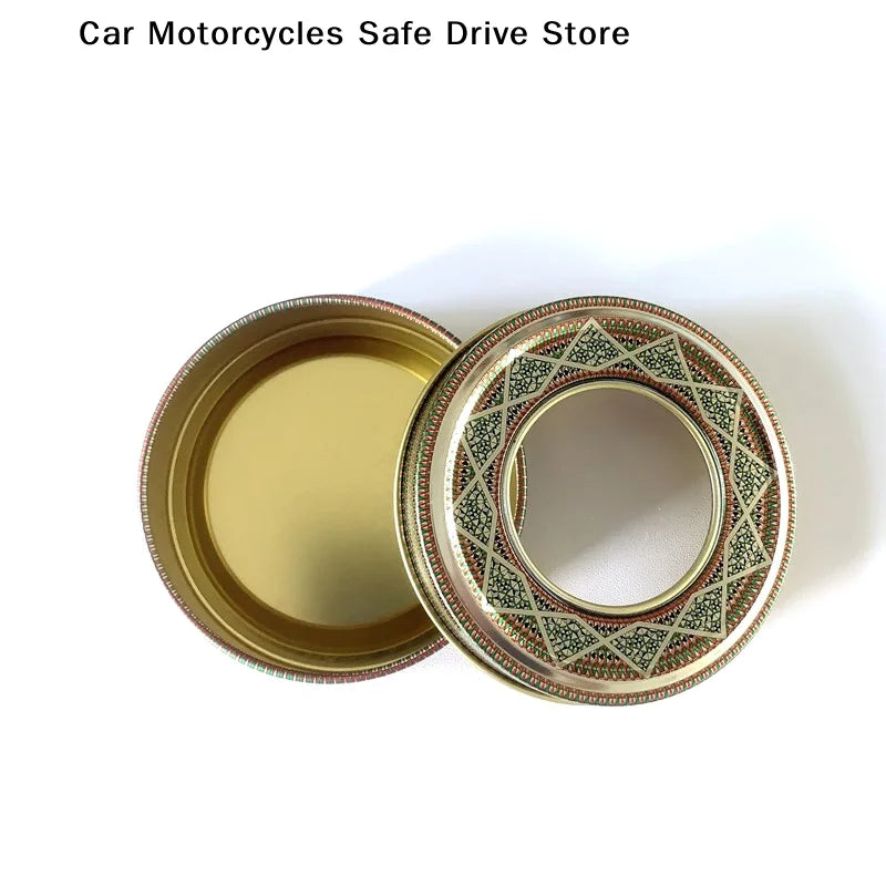 CMSaffron Tin Box Saffron Packing Pvc Window