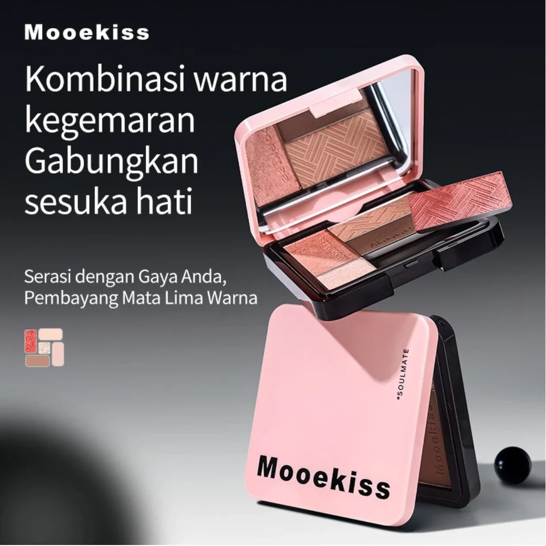 Mooekiss Eyeshadow Palette Multiple Colors One Palette Multipurpose 8.5g Makeup Cosmetics Zpaxo