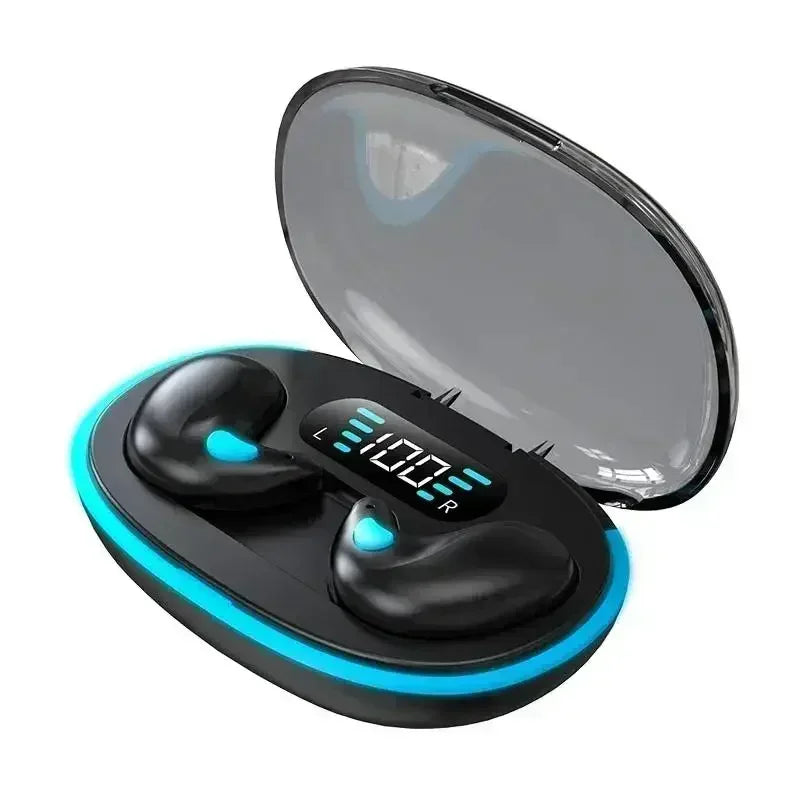 TWS Wireless Bluetooth Earbuds Headset Waterproof Earphone Mini Zpaxo Black