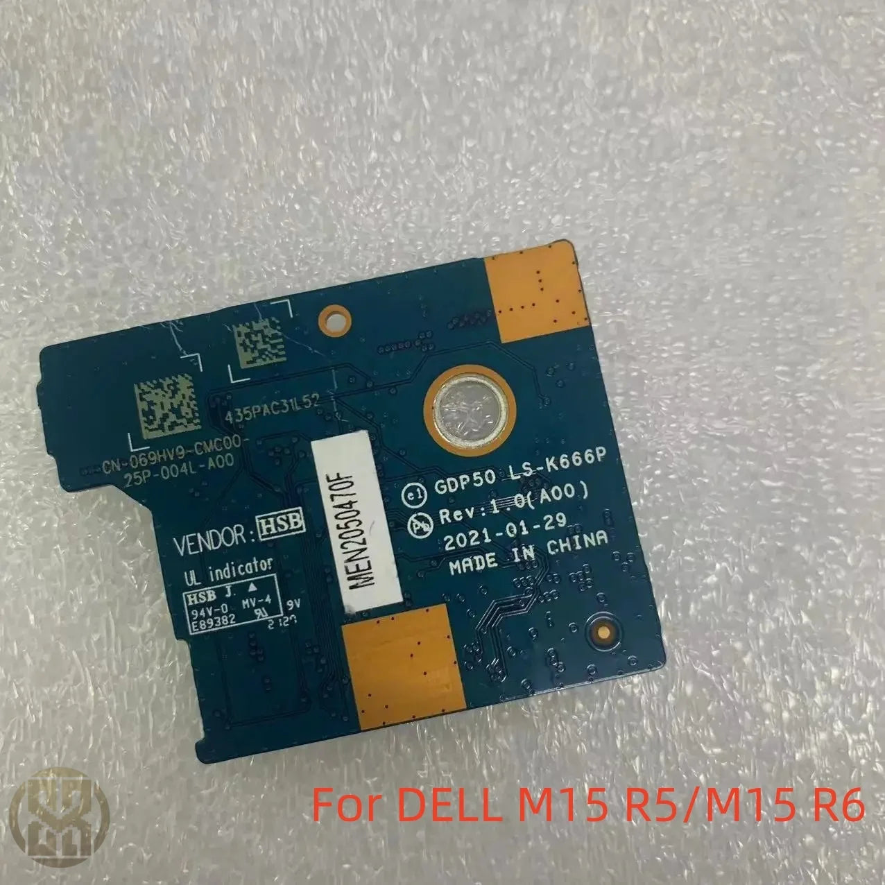 CN-0M1VNF 0M1VNF LS-K666P IO Board USB Keyboard Connector Dell M15 R5