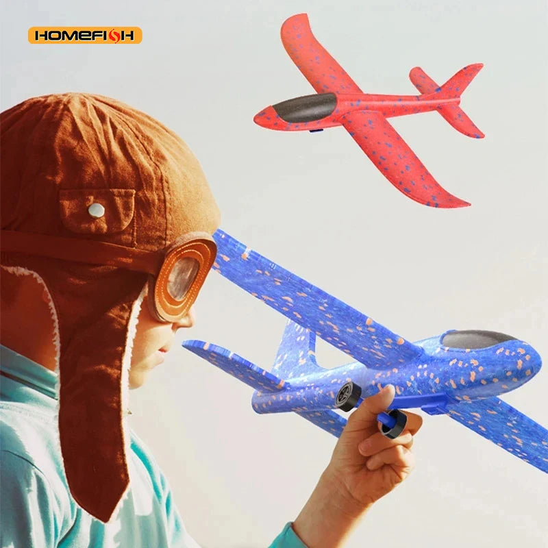 Children's Foam Ejection Aircraft Toys Parent-child Interaction