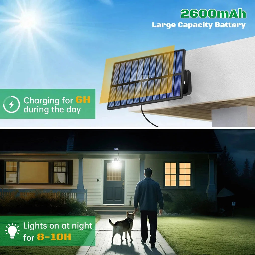Outdoor Solar Lights with Sensor Floodlights Waterproof Super Bright Solar Lamp for Door Shed Patio Barn Garden Garage Zpaxo