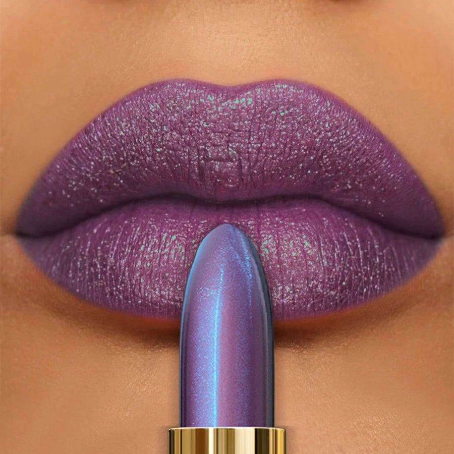 Sexy Glitter Lipstick Flash Lasting Easy Diamond Lip Tint Shiny