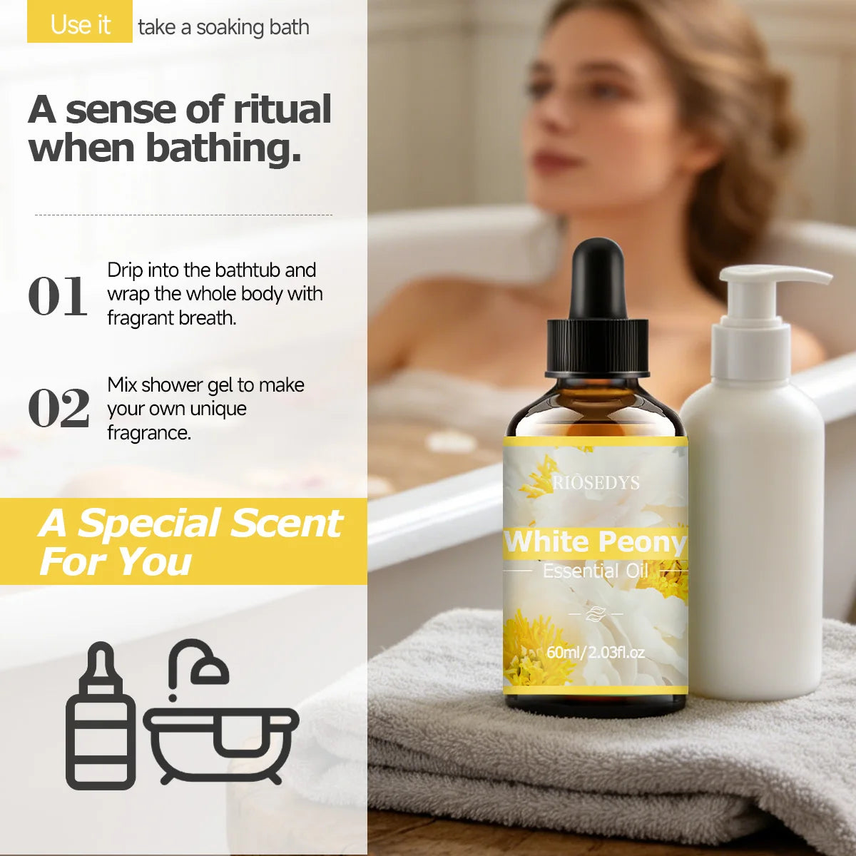 WHITE PEONY Essential Oil Has Deep Nourishing Moisturizing Effects Zpaxo