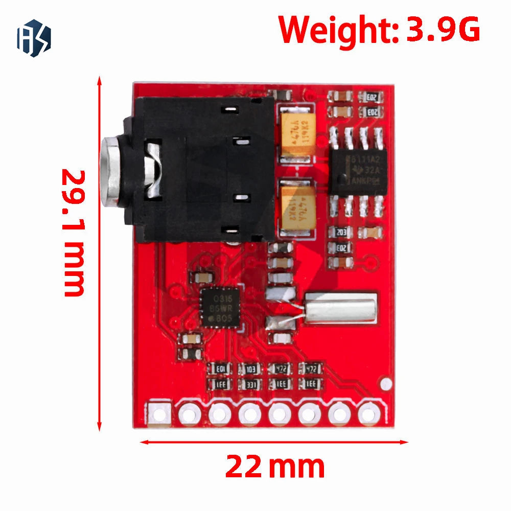 Si4703 RDS FM Radio Tuner Evaluation Breakout Module Arduino AVR PIC Zpaxo