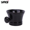 2026 Top Selling！Yaqi Black Color ABS Plastic Shaving Bowl for Men Shaving Brush Zpaxo AB007
