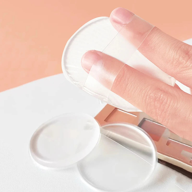 Transparent Soft Silicone Puff Sponge for Cosmetic Face Foundation Easy clean Makeup tools Avoid Waste Air Cushion Powder Puff Zpaxo