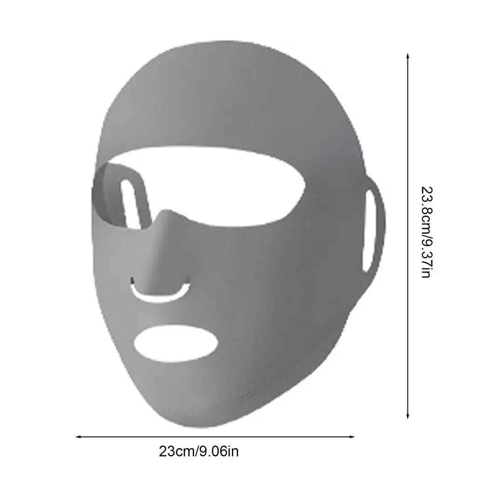 UV Sun Protection Face Mask – Ice Silk Cooling Cover UV Face Mask Zpaxo Gray