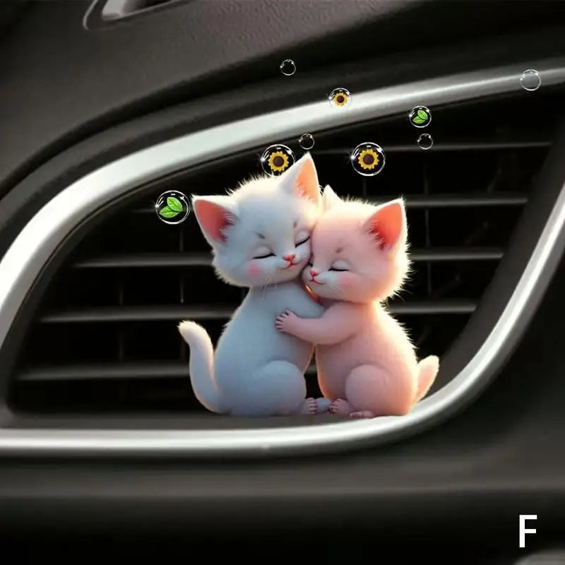 CMCar Air Outlet Cute Cat Aromatherapy Freshener Clip Automotive Zpaxo F