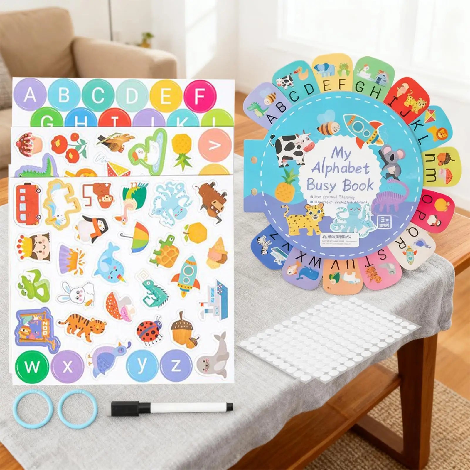 Sticker Books For Toddler Reusable Homeschool Quiet Activities Matching Game Toddler Educational Learning Toys For New Year Zpaxo