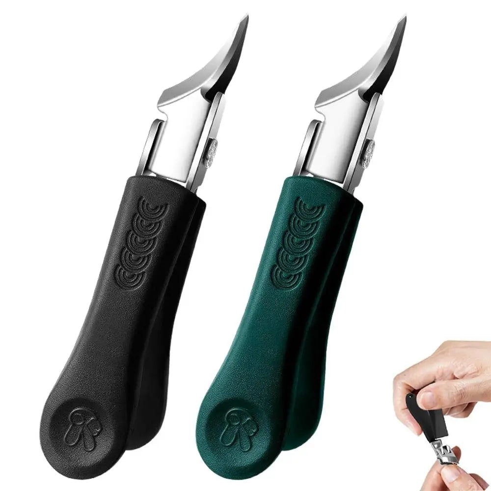 High-end Anti-Splash Slant Edge Nail Clipper Stainless Steel Eagle Beak Oblique Toe Nail Trimmers Trim Nails Fingernail Clipper Zpaxo