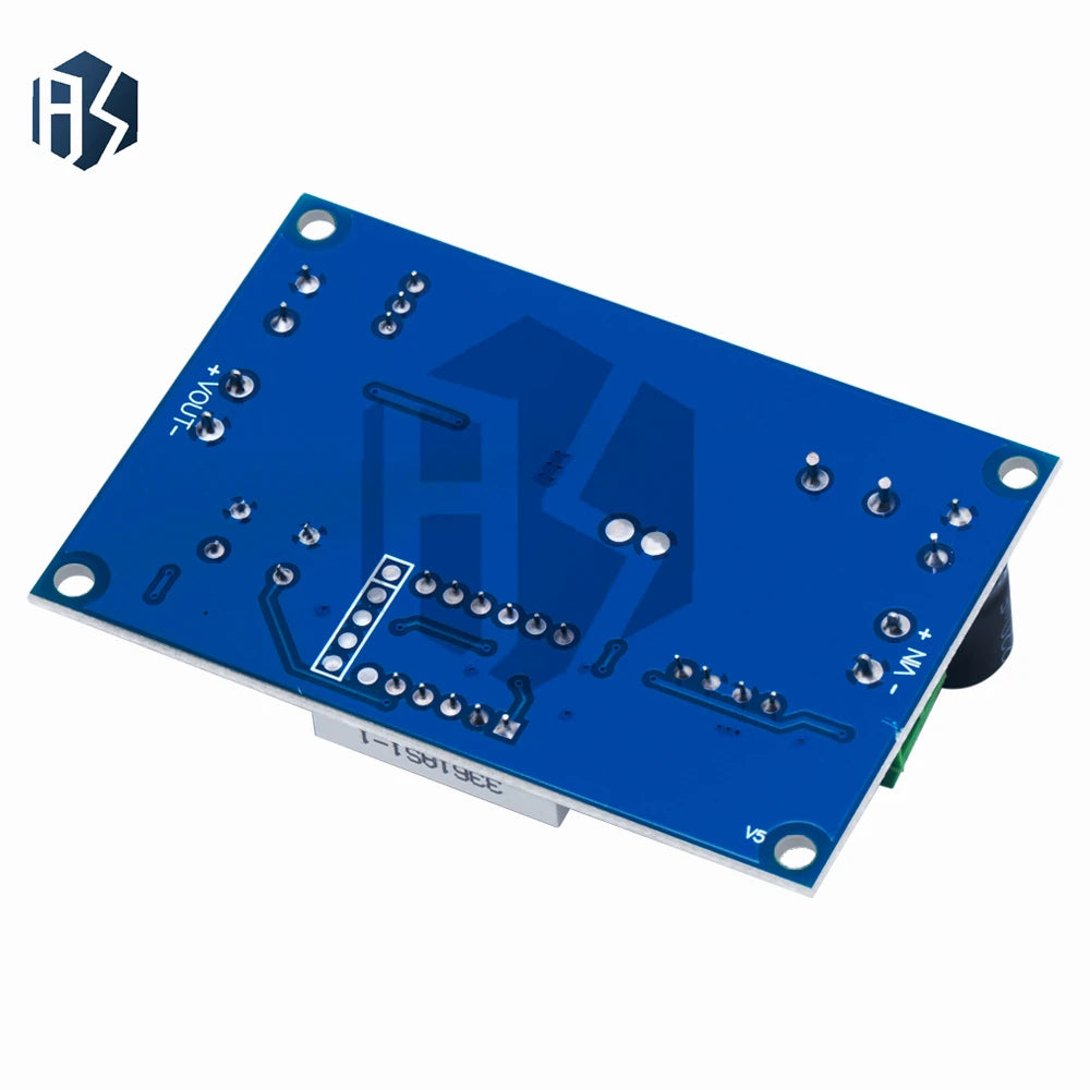 XH-M411 Solar Power Boost Converter: 3-35V Input to 5-45V Adjustable Output with Digital Voltmeter Zpaxo