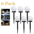 Solar LED Garden Round Ball Bulb Light Outdoor Waterproof Landscape Zpaxo 6Pack