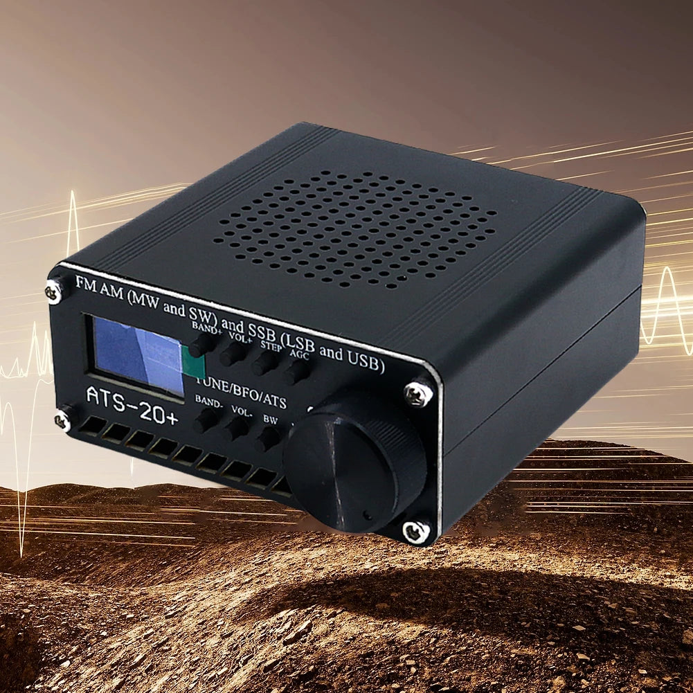 Professional ATS-20+ Receiver OLED Screen World Band Digital FM AM MW
