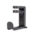 Under Desk Headphone Stand 360 Rotating Clip-on Supports Earphones Zpaxo Black