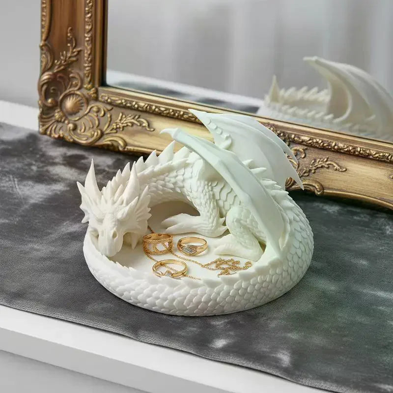 3D Printed Dragon Multipurpose Storage Tray Creative Desktop Zpaxo