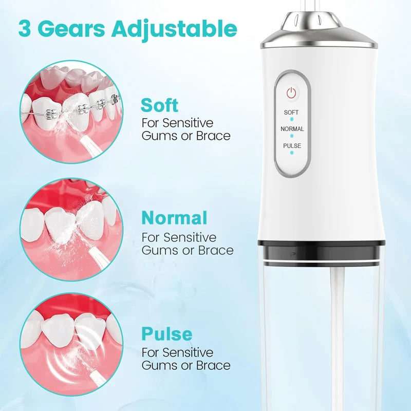 2026 Hot Sale！Oral Irrigator Dental Water Jet Flosser Appliance Pick Floss Dentistry Mouth Washing Machine Teeth Cleaning Tools Zpaxo