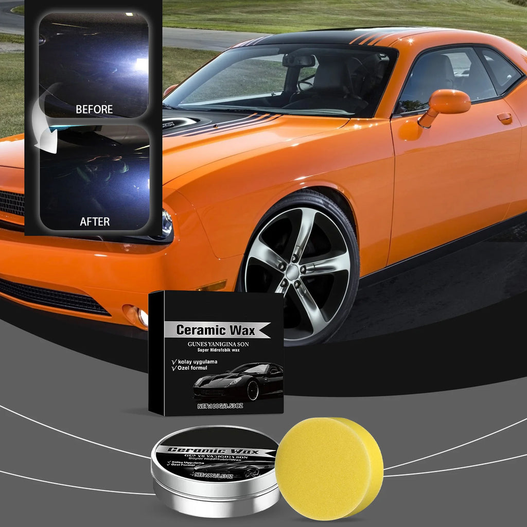 Car Coating Polishing Wax Sponge Lasting Vehicle Paint Care Strong
