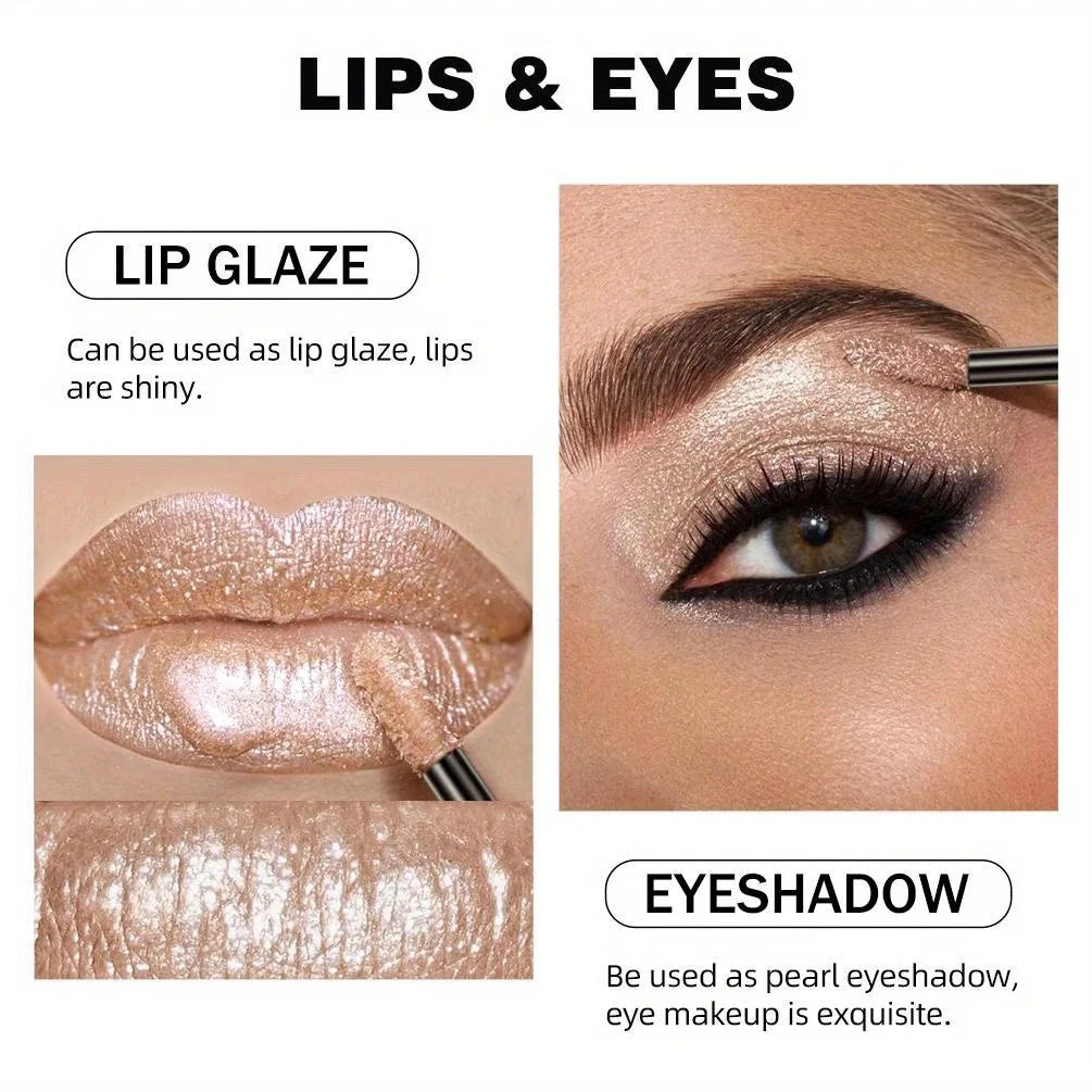 Metallic Glitter Liquid Lipstick Makeup Waterproof Lip Gloss Long-lasting Shimmer Metal Diamond Lip Glaze Tint Charming Zpaxo