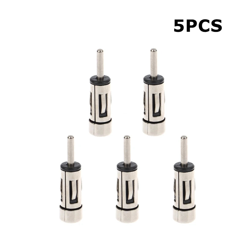 ▶1/5PCS Car Vehicles Radio Stereo ISO To Din Aerial Antenna Mast Adapter Connector Plug Autoradio Accessories Zpaxo 5PCS