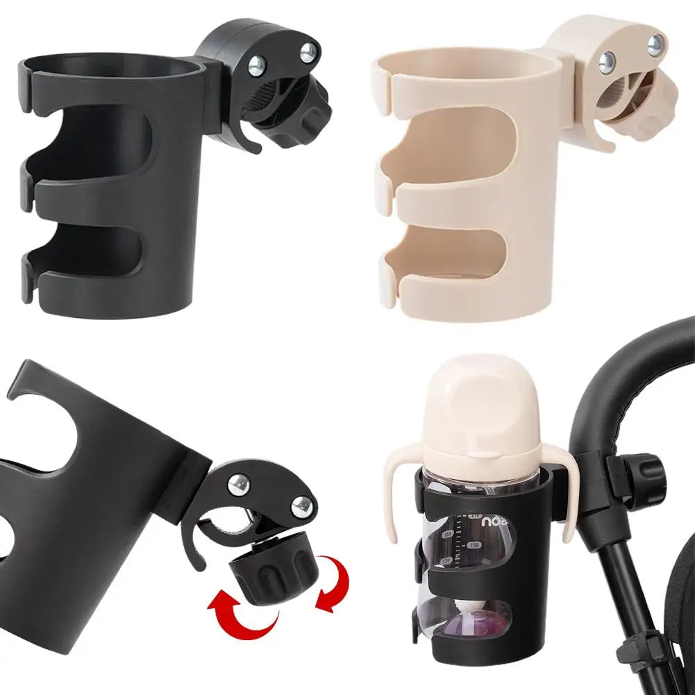 Baby Stroller Cup Baby Stroller Cup Holder Universal 360 Rotatable Drink Bottle Holder Car Bicycle Pushchair Bottle Rack Phone Zpaxo 2PCS