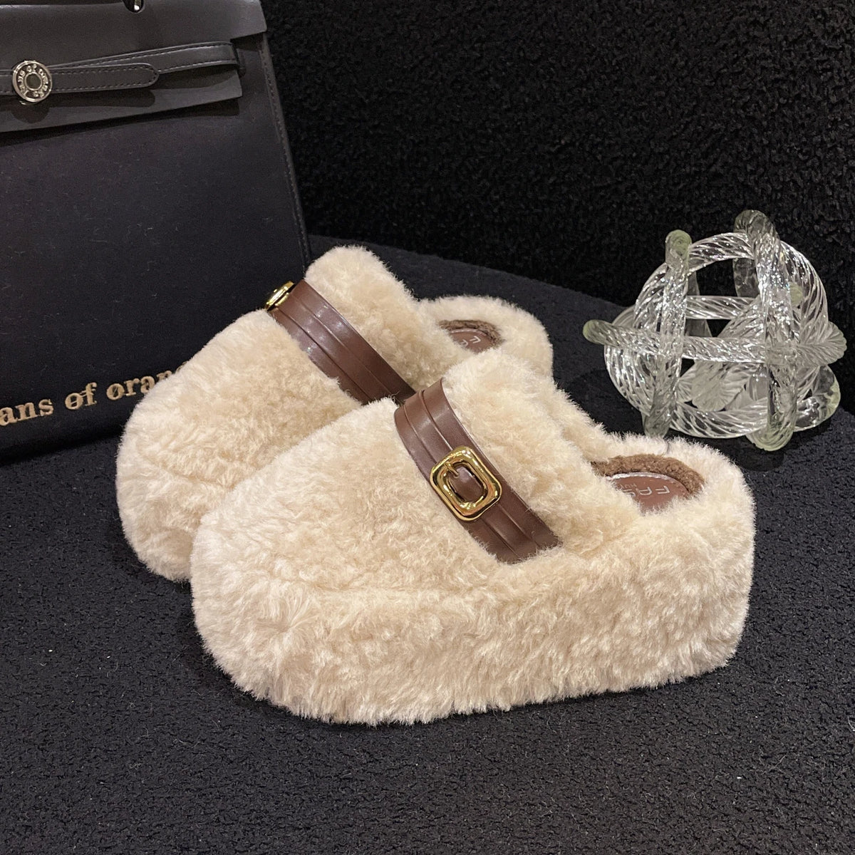 Evening Breeze Baotou Half Slippers French Low Heel Women's Boots Zpaxo WHITE 37