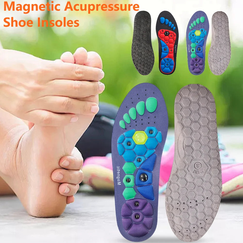 Medical Magnetic Therapy Sports Insoles Massage Foot Weight