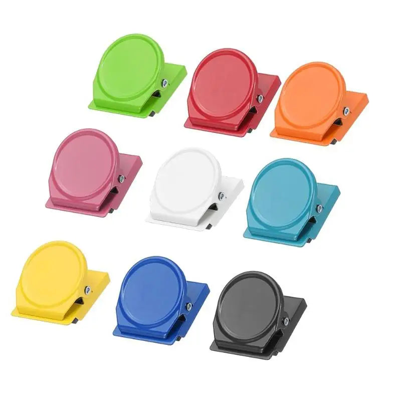 CM5pcs Magnetic Office Fridge Clips Multi-color Multi-functional File