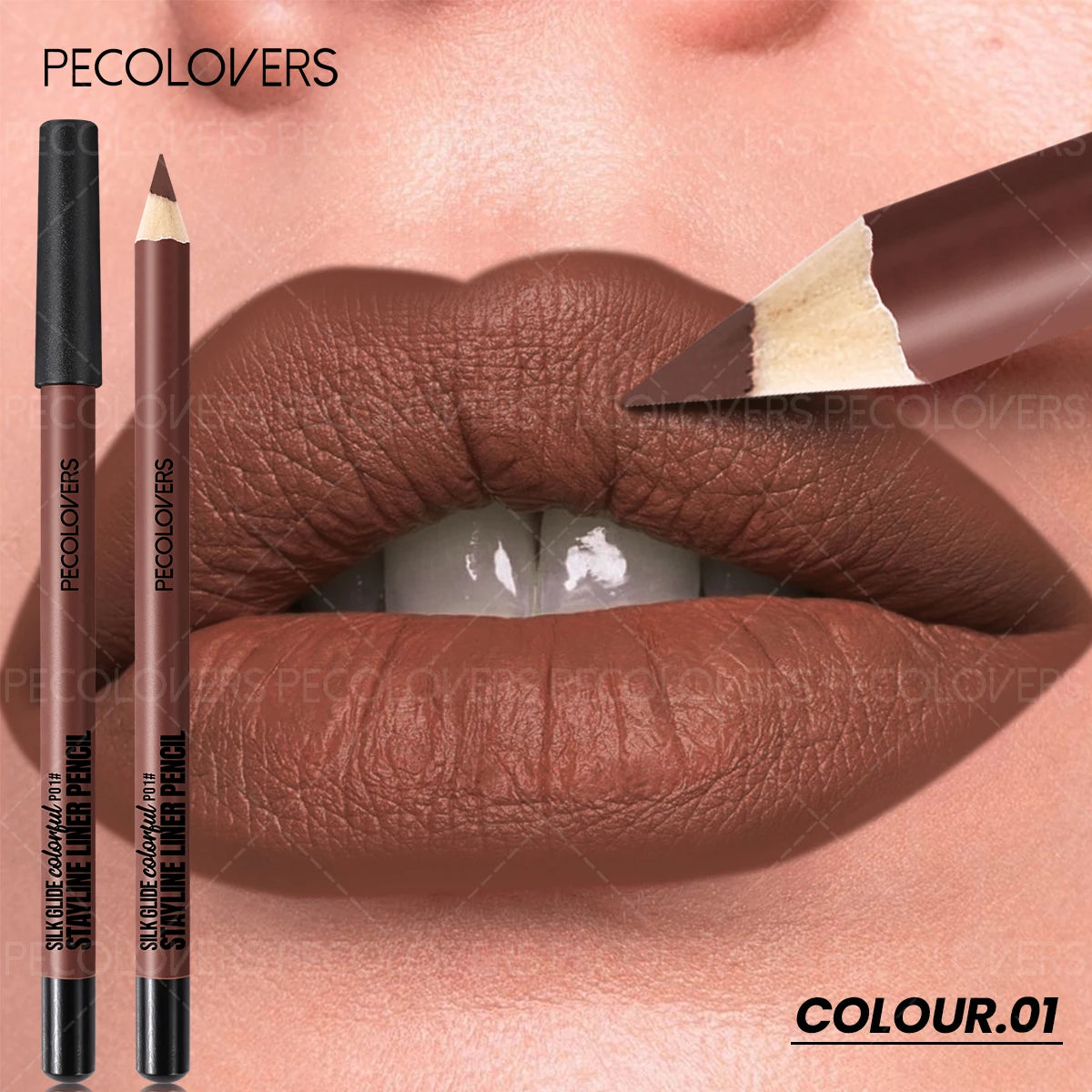 1PC Lip Liner Pencil - Soft Texture, Lasts 24 Hours, Waterproof And Resistant to Smudging, Great Option Gifts for Girls Zpaxo 01