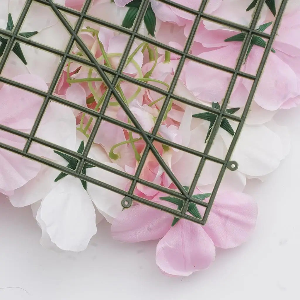 Silk Artificial Flower Panel Wall Hanging Wedding Decor 40x60cm Zpaxo A