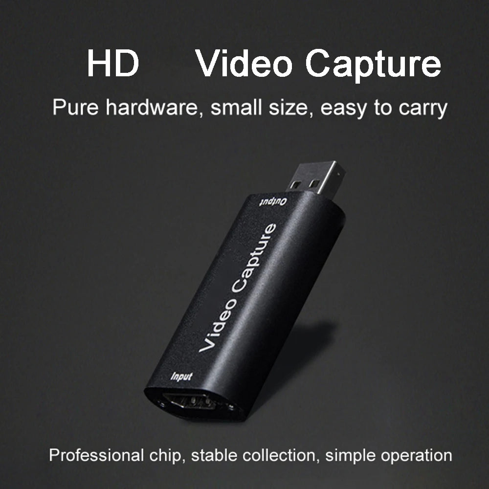 4K HDMI-Compatible Video Capture Card Streaming Board Capture USB 3.0 1080P Card Grabber Recorder Box for PS4 Game DVD Camera Zpaxo