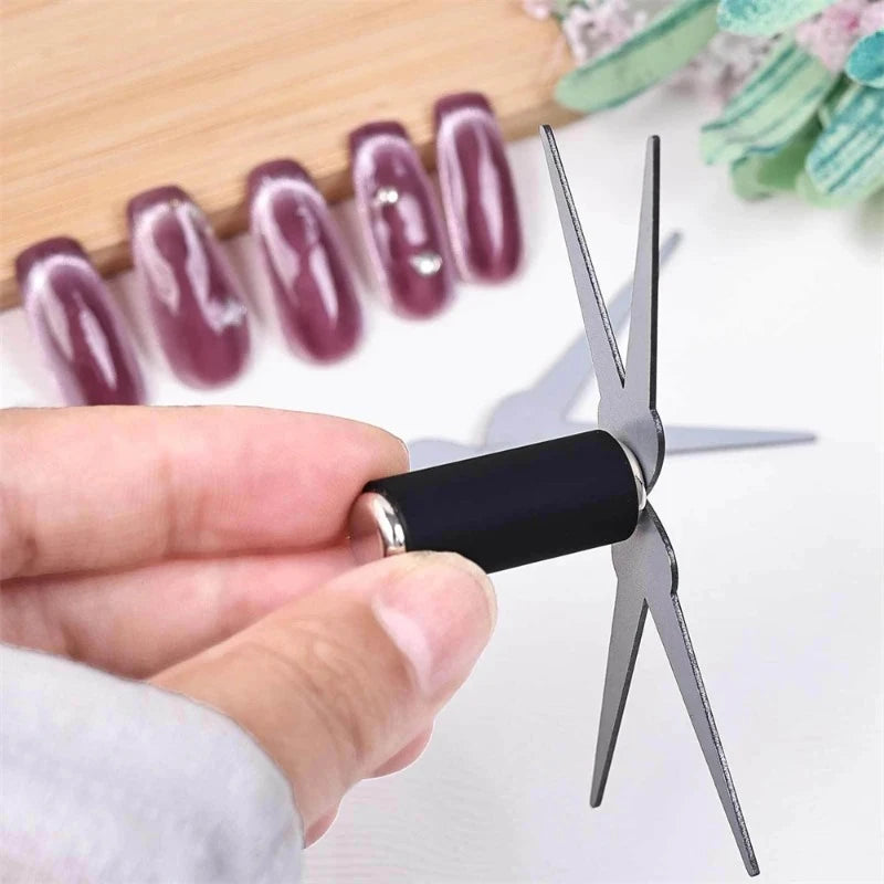 Double-head French Cat Eye Nail Magnet V-shaped Magnetic Combination