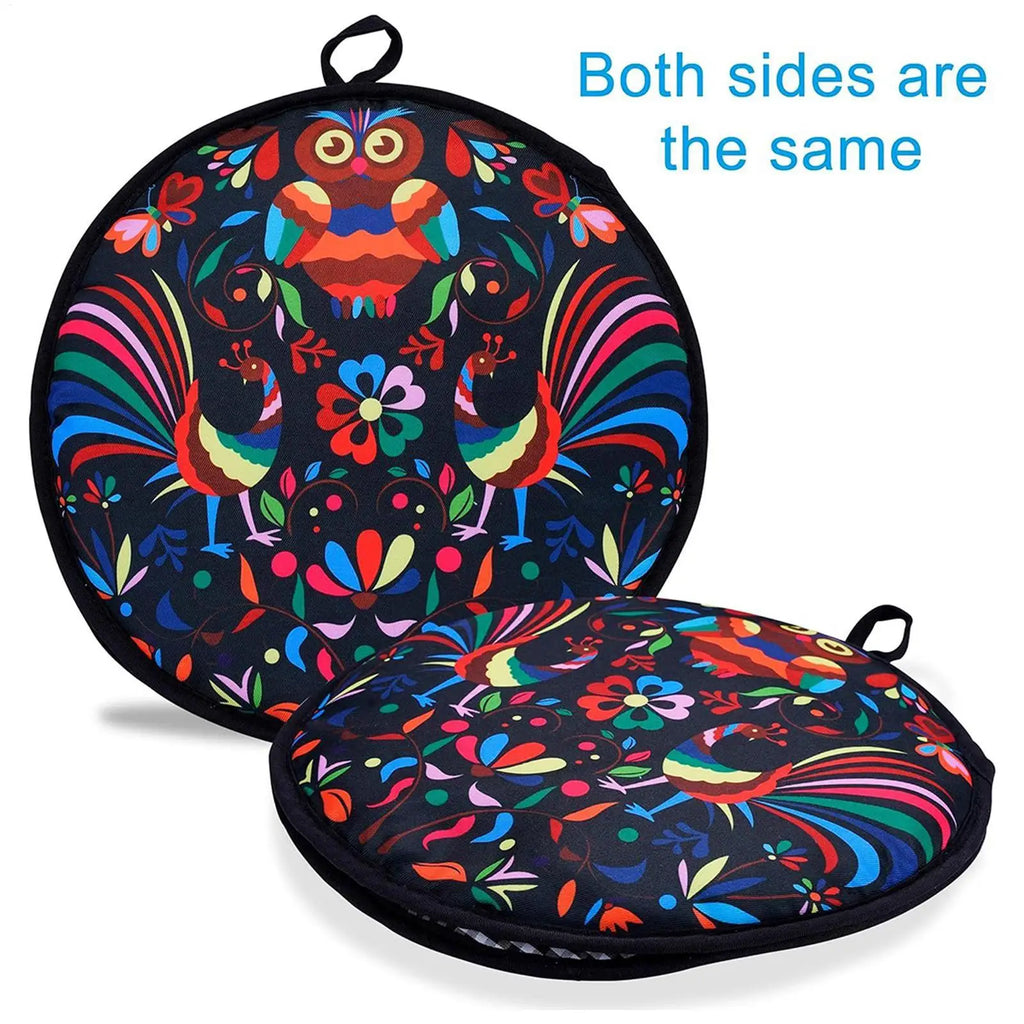 Microwave Tortilla Warmer 12Inch Insulated Cloth Tortilla Bag Naan Taco Food Warmer Pouch for Corn Taco Pizza Roll Home Party Zpaxo
