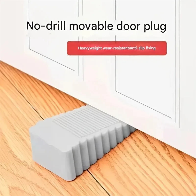 Creative Windproof Door Stopper Plastic Matte Surface Safety Barrier
