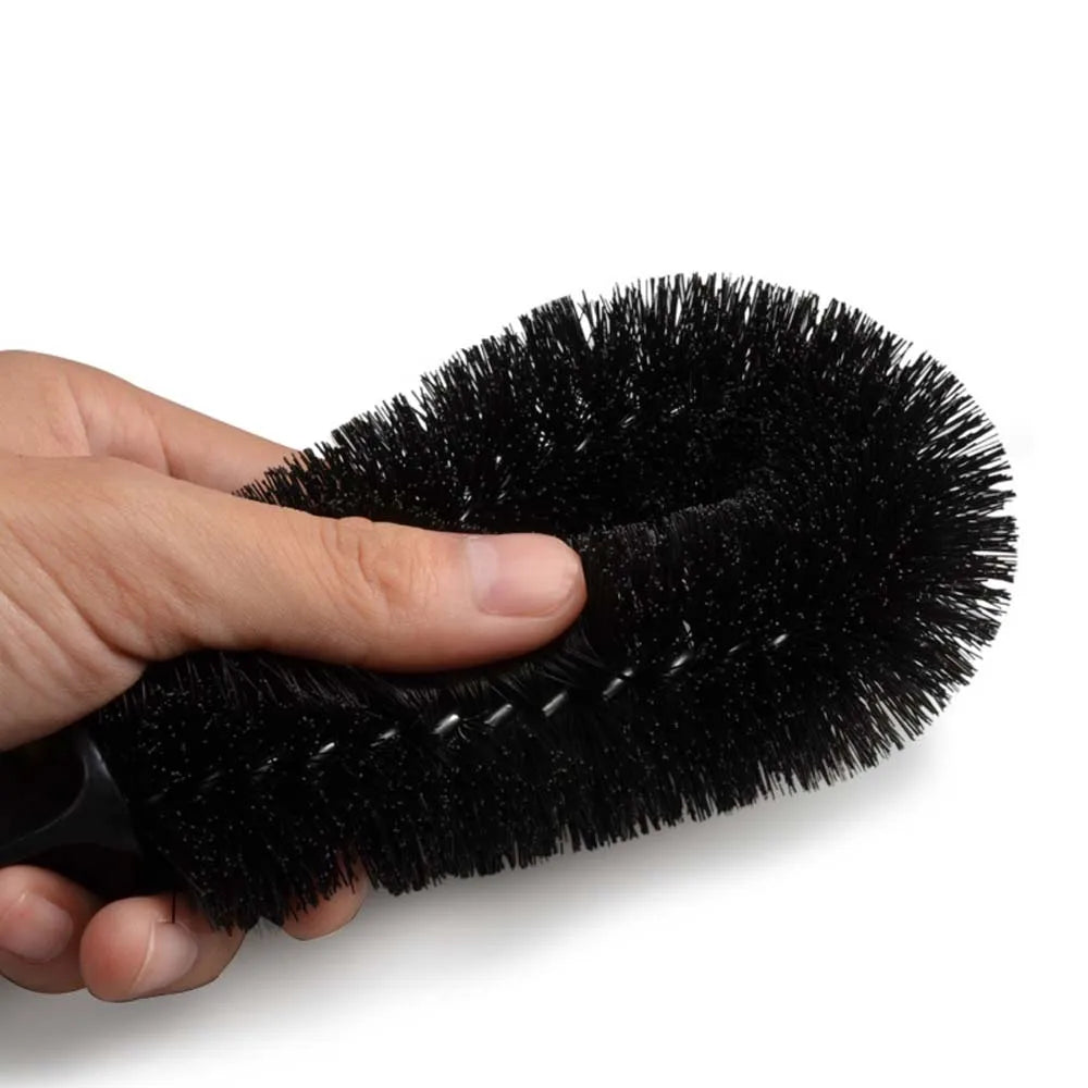 Soft Brush Washing Tools Car Accessories with Handle Detailing Cleaning Brush Rim Scrub Brush Car Wheel Brush Tire Cleaner Zpaxo