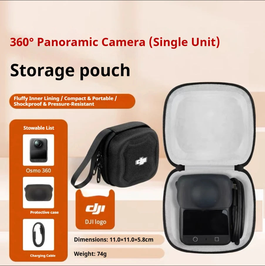 DJI Osmo 360 Hard Shell Storage Bag – Portable Camera Case Camera Storage Case Zpaxo