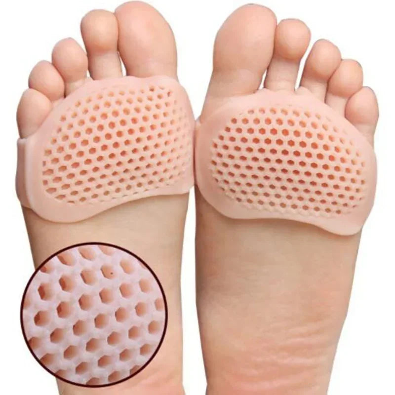 2-Pack Silicone Metatarsal Pads & Toe Separators | Forefoot Cushion