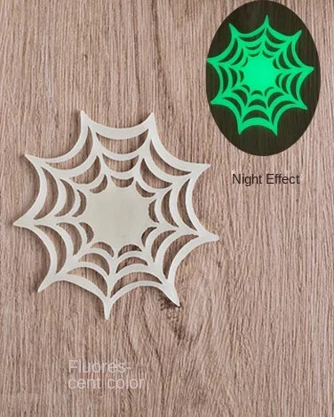 Glow-in-the-dark Halloween Ghost Coasters Pumpkin Decor