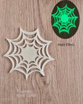 Glow-in-the-dark Halloween Ghost Coasters Pumpkin Decor