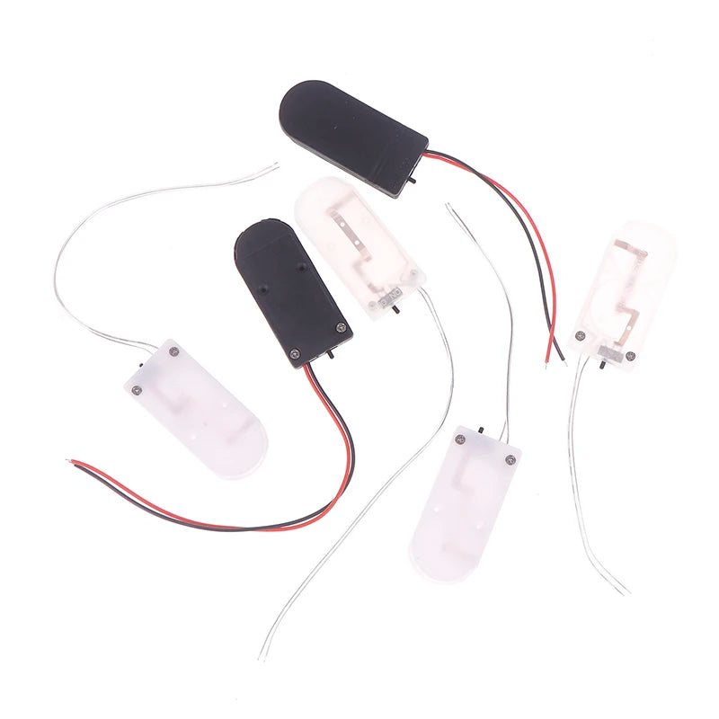 CR2032 Button Coin Cell Battery Holder Case Cover ON-OFF Switch+10