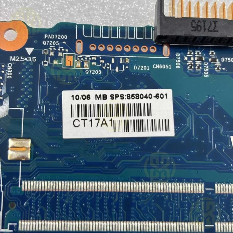 858040-601 HP Pavilion 14-AM 240 G5 Laptop Motherboard N3060 CPU